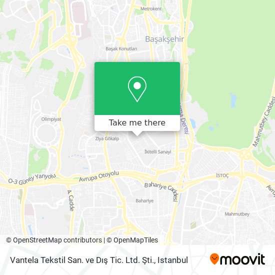 Vantela Tekstil San. ve Dış Tic. Ltd. Şti. map