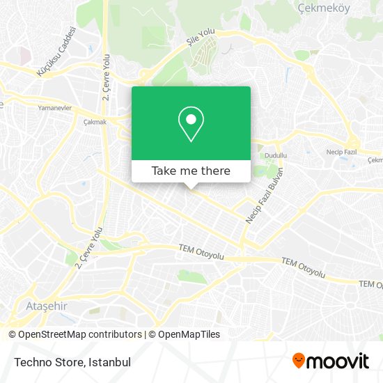 Techno Store map