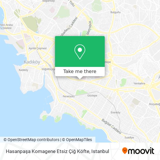 Hasanpaşa Komagene Etsiz Çiğ Köfte map