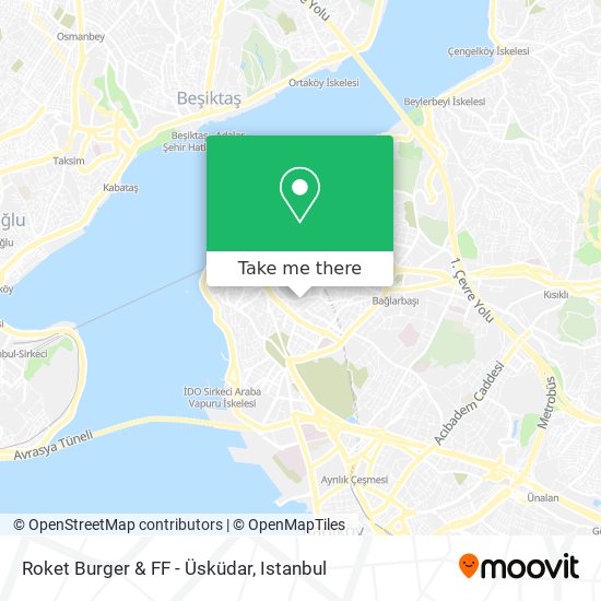 Roket Burger & FF - Üsküdar map