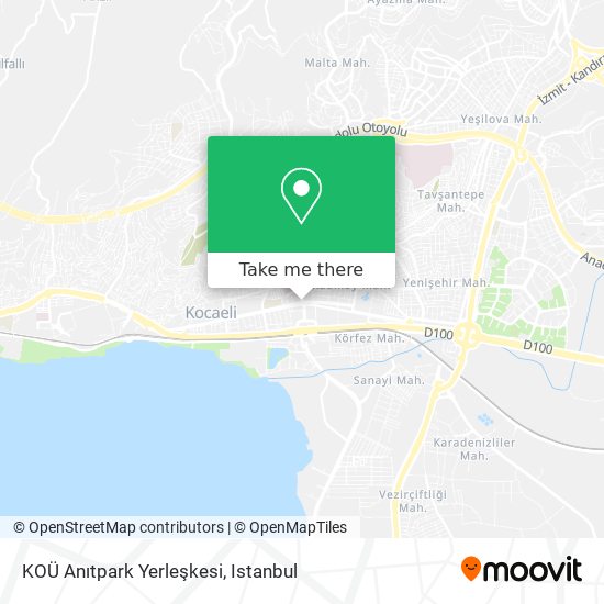 KOÜ Anıtpark Yerleşkesi map