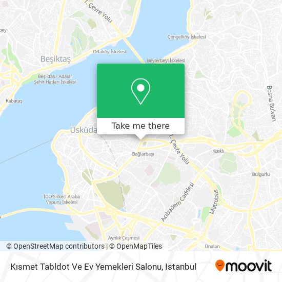 Kısmet Tabldot Ve Ev Yemekleri Salonu map