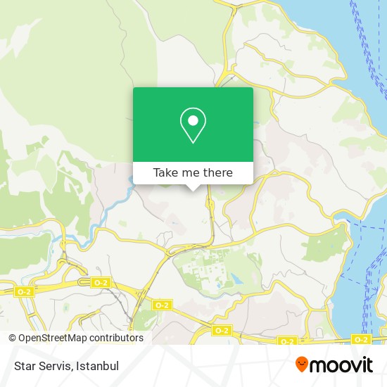 Star Servis map