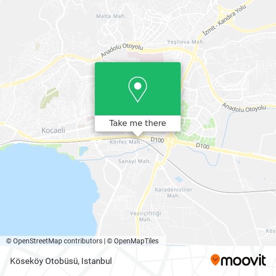 Köseköy Otobüsü map