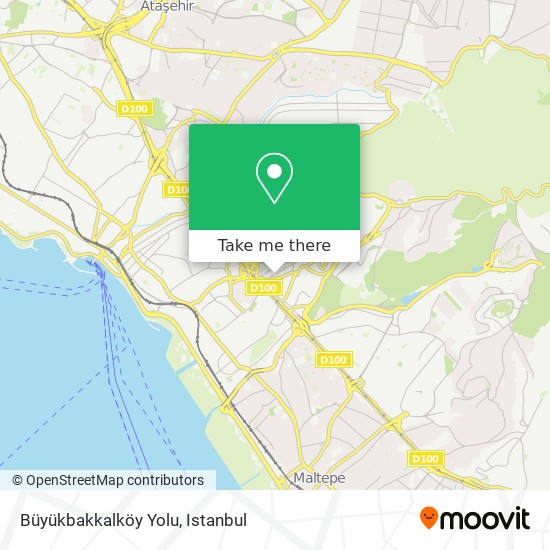Büyükbakkalköy Yolu map