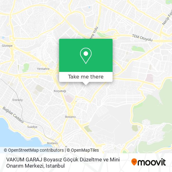 VAKUM GARAJ Boyasız Göçük Düzeltme ve Mini Onarım Merkezi map