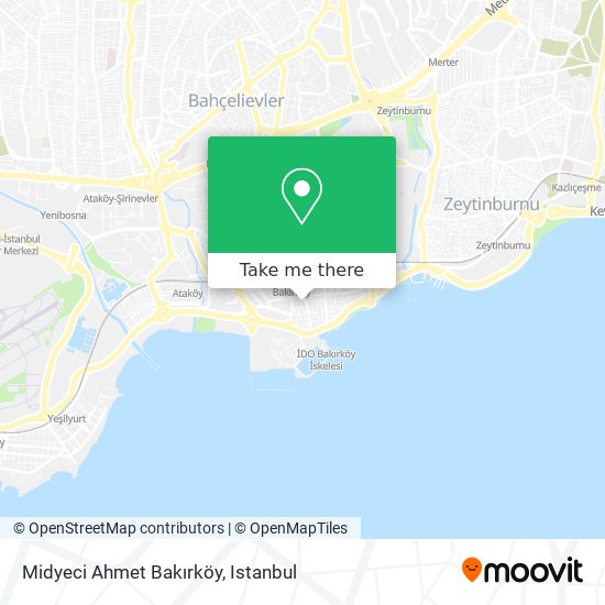 Midyeci Ahmet Bakırköy map
