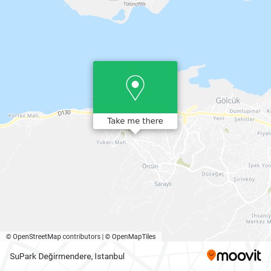 SuPark Değirmendere map