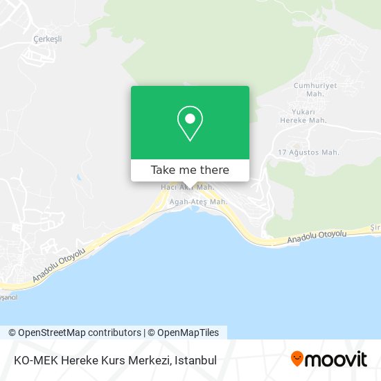 KO-MEK Hereke Kurs Merkezi map