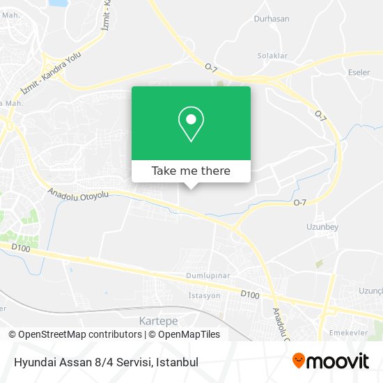 Hyundai Assan 8/4 Servisi map