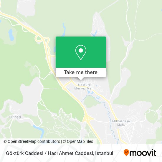 Göktürk Caddesi / Hacı Ahmet Caddesi map