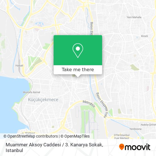 Muammer Aksoy Caddesi / 3. Kanarya Sokak map