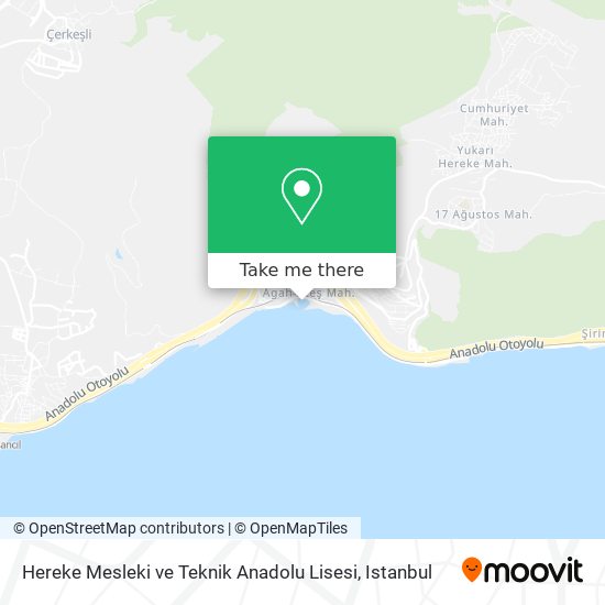 Hereke Mesleki ve Teknik Anadolu Lisesi map