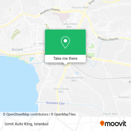 Izmit Auto King map