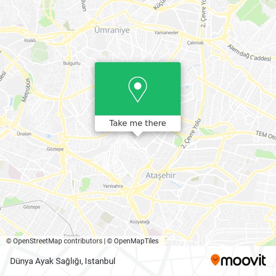Dünya Ayak Sağlığı map
