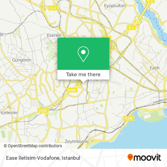 Ease İletisim-Vodafone map