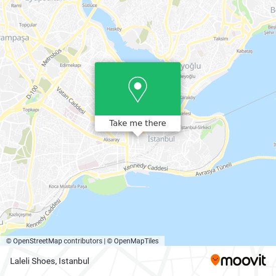 Laleli Shoes map