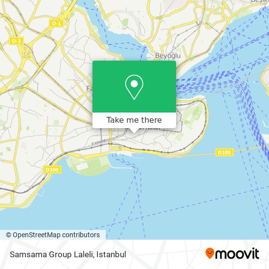 Samsama Group Laleli map