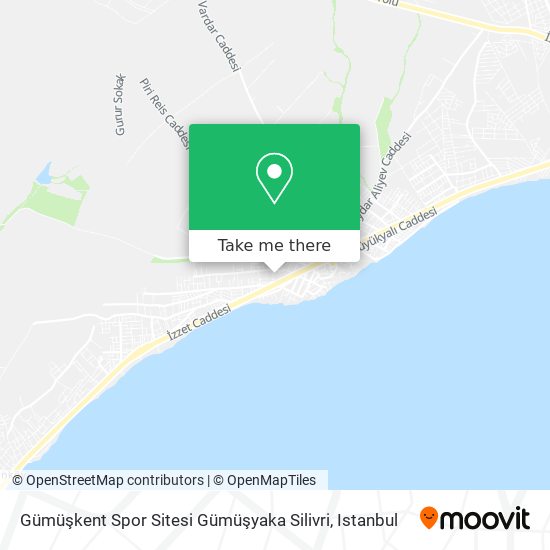 Gümüşkent Spor Sitesi Gümüşyaka Silivri map