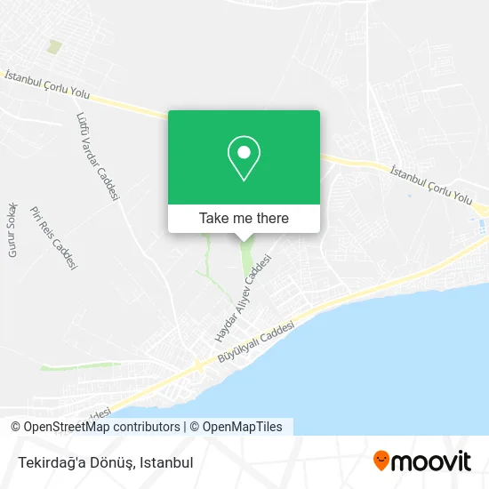 Tekirdağ'a Dönüş map
