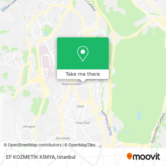 EF KOZMETİK KİMYA map