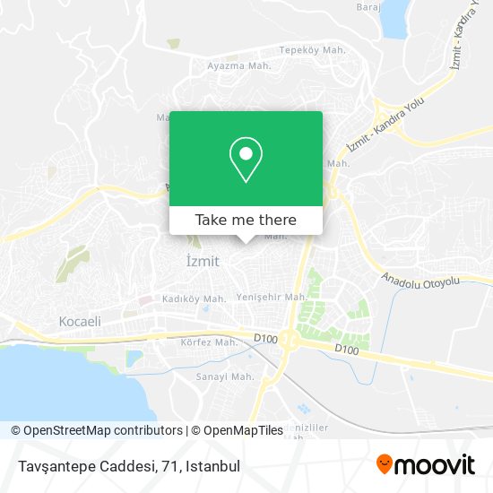Tavşantepe Caddesi, 71 map