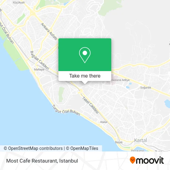 Most Cafe Restaurant map