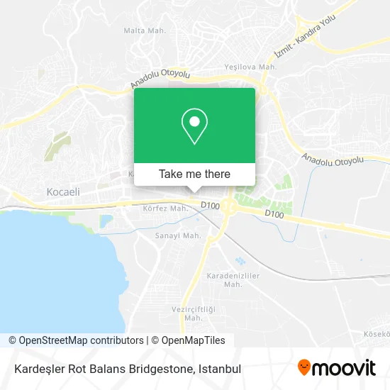 Kardeşler Rot Balans Bridgestone map