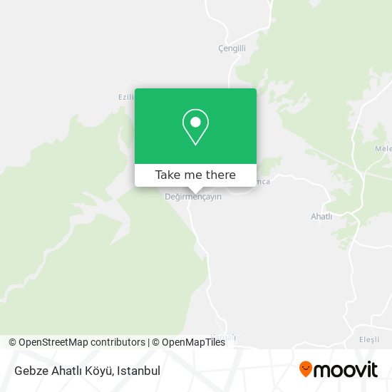 Gebze Ahatlı Köyü map