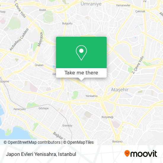 Japon Evleri Yenisahra map