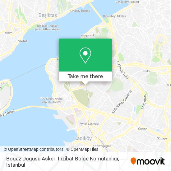 Boğaz Doğusu Askeri İnzibat Bölge Komutanlığı map