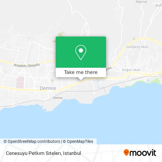 Cenesuyu Petkım Sıtelerı map