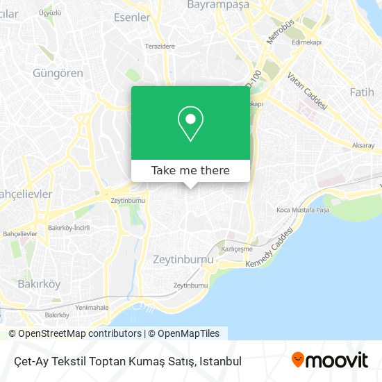 Çet-Ay Tekstil Toptan Kumaş Satış map