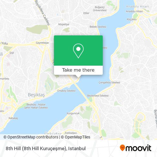 8th Hill (8th Hill Kuruçeşme) map