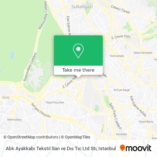 Abk Ayakkabı Tekstıl San ve Dıs Tıc Ltd Stı map