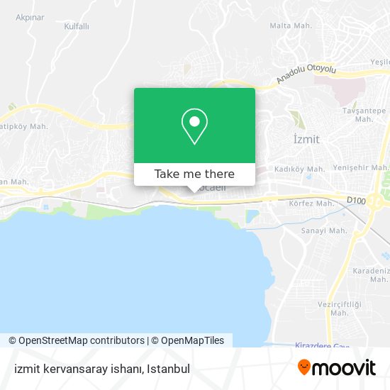 izmit kervansaray ishanı map