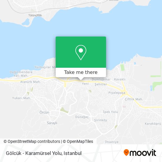 Gölcük - Karamürsel Yolu map