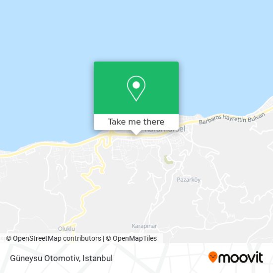 Güneysu Otomotiv map