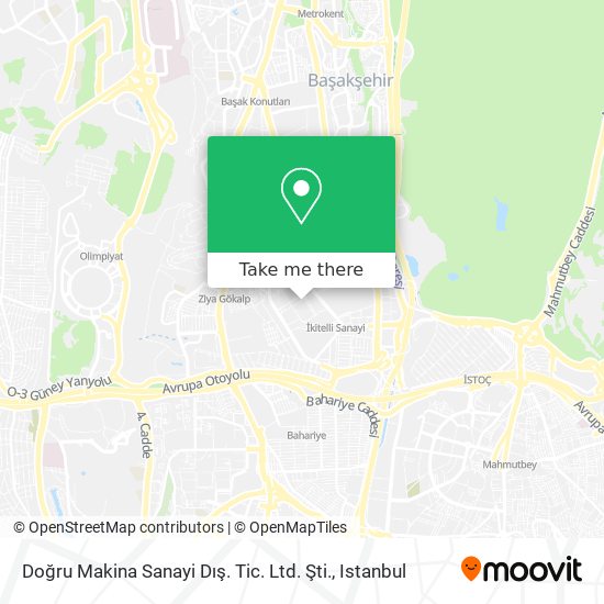 Doğru Makina Sanayi Dış. Tic. Ltd. Şti. map