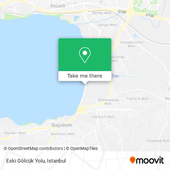 Eski Gölcük Yolu map