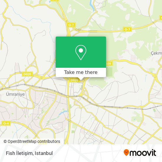 Fish İletişim map