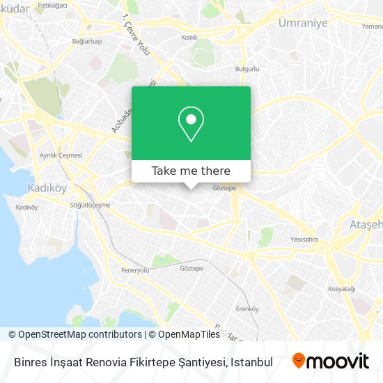 Binres İnşaat Renovia Fikirtepe Şantiyesi map