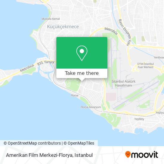 Amerikan Film Merkezi-Florya map