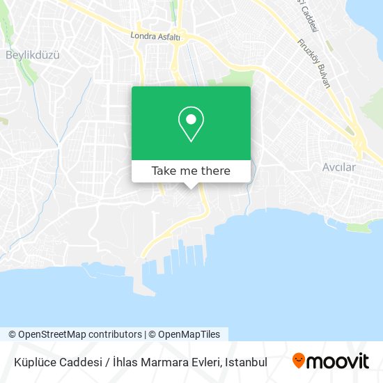 Küplüce Caddesi / İhlas Marmara Evleri map