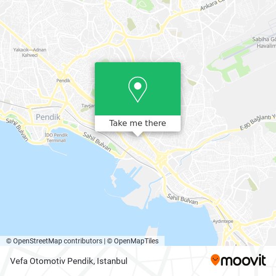 Vefa Otomotiv Pendik map