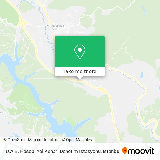 U.A.B. Hasdal Yol Kenarı Denetim İstasyonu map