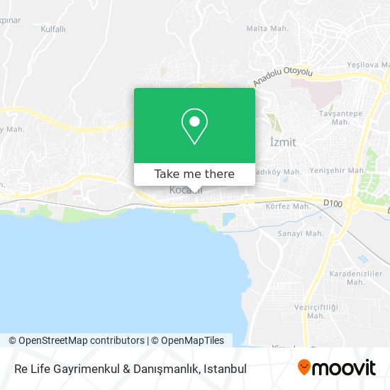 Re Life Gayrimenkul & Danışmanlık map