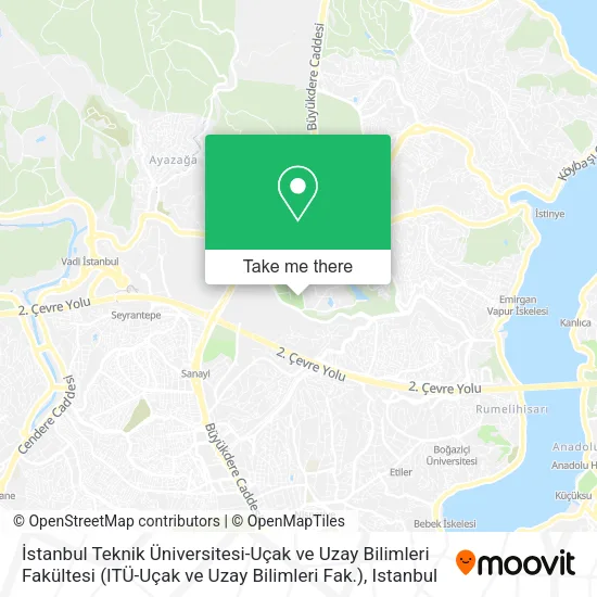 İstanbul Teknik Üniversitesi-Uçak ve Uzay Bilimleri Fakültesi (ITÜ-Uçak ve Uzay Bilimleri Fak.) map