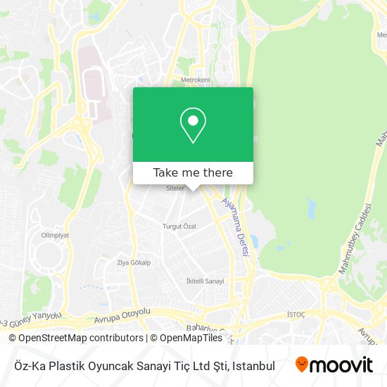 Öz-Ka Plastik Oyuncak Sanayi Tiç Ltd Şti map