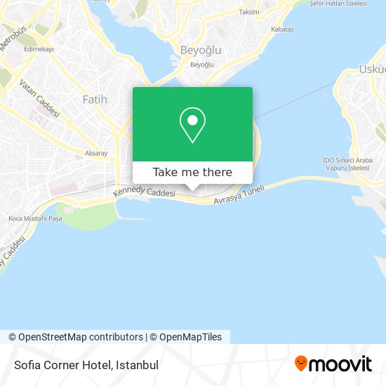 Sofia Corner Hotel map